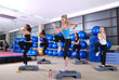 © .shock - A group of women exercising in the fitness club.