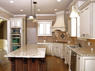 Luxury Kitchen with Granite topped Island  2