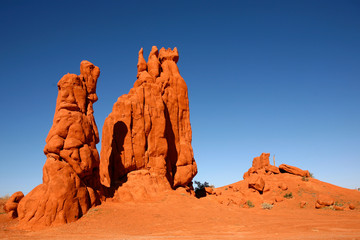 Wall Mural - Desert Rock Formations in Monument Valley Arizona