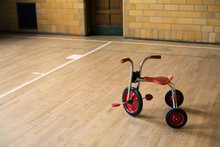 Tricycle In Empty Gym
