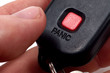 Key-chain panic button for car