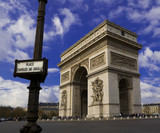 Fototapeta Paryż - Arc de Triomphe, Paris, France