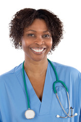 Wall Mural - African american woman doctor