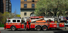 Fire Truck In New York City