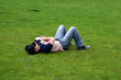 © Jenny Thompson - man taking nap