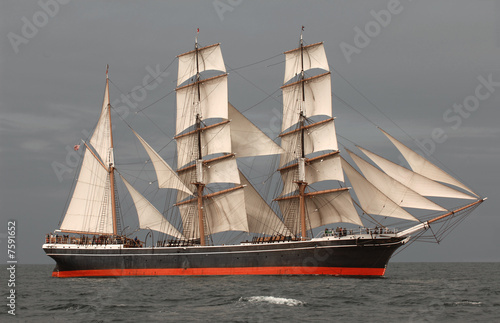 Tall Ship at Sea