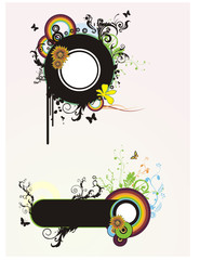 Wall Mural - banner en vector