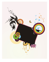 Wall Mural - banner en vector