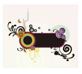 Wall Mural - banner en vector