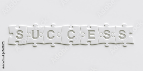 Puzzle pieces with text wri...
