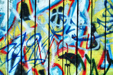 Fototapeta Miasta - Messy Graffiti Tag