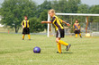 © Mike Eikenberry - Young Girl Soccer Player Prepares to Kick