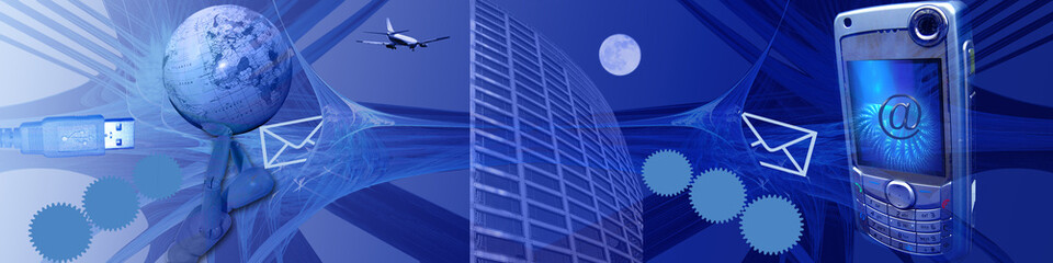 Wall Mural - Technology, internet and speed