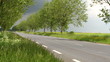 © ChristopheB - Route nationale en campagne