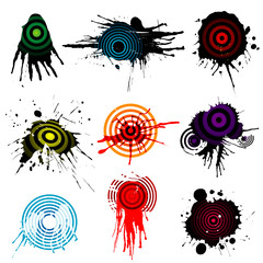 Poster - Target Aiming grunge designs, vector illustration file.