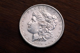 Fototapeta Nowy Jork - Morgan Silver Dollar
