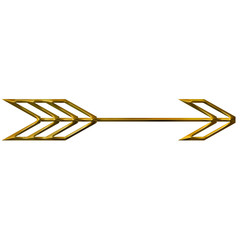 Sticker - 3D Golden Arrow