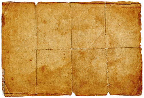 ancient creased paper