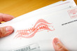 Voter receiving ballot in mail