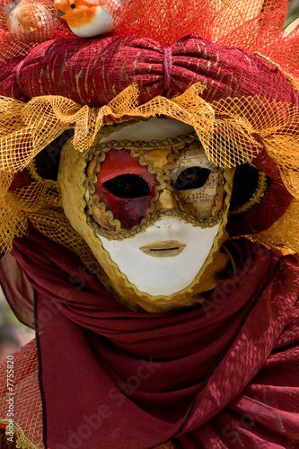 Masque Carnaval Venise Costume Cacher Identite Fete Venitien Den Stock Photo Adobe Stock