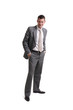 © hannamonika - young confident businessman isolated on white background