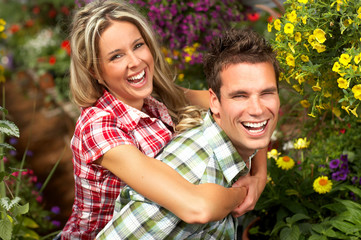 Wall Mural - couple in love