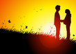 © Ube - Couple at sunset