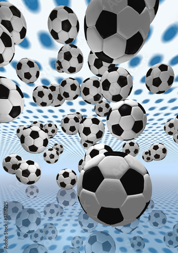 Fototapeta do kuchni Ballons de football