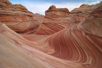 Wall Mural - The Wave. Paria Canyon.