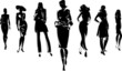 mode - silhouettes femmes