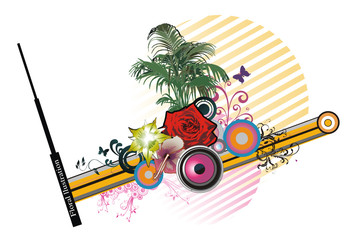 Wall Mural - flores en vector