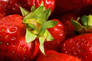 Strawberries close-up