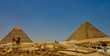 sphinx and pyramids at gyza - Egypt
