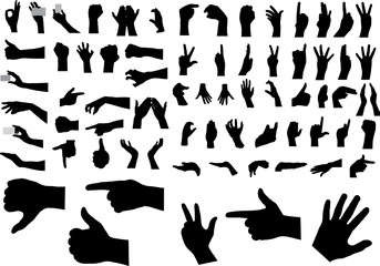 Gestures of hands. For similar works search in my galleries. 