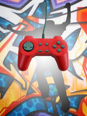 game controller w clipping path