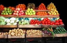 Vegetable & Fruit Market Stall
