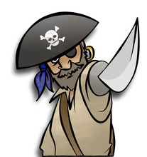 Threatening Pirate