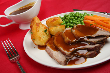 Wall Mural - Roast Lamb Dinner