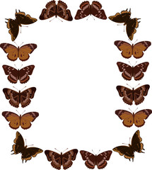 Poster - butterfly frame