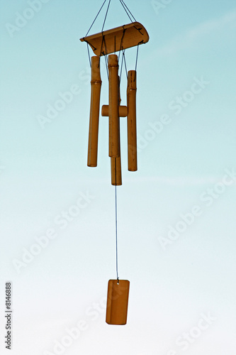 Klangspiel Windspiel Bambus Klangrohren Fengshui
