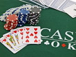 poker spiel set,chips,karten,casino games,straight flush