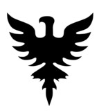 Fototapeta  - Escudo con forma de águila