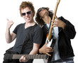 © PicturenetCorp - Two guys rock out with guitars