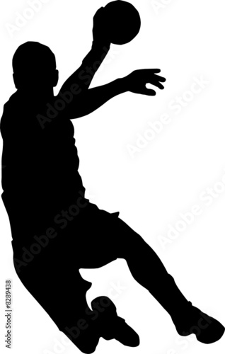 Naklejka ścienna handball