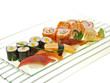 sushi,roher fischscheiben,garnelen,sashimi,nigiri,maki