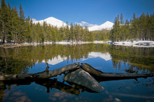 Mountain Reflecting In The Lake