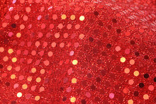 Red Sequin Background