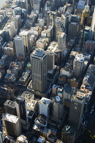 Obraz na płótnie canvas czteroczęściowy "tetraptyk" Sydney, Australia drapaczy chmur.