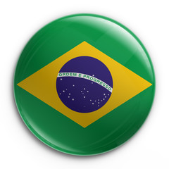 Sticker - badge - Brazilian flag