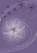 © Ekaterina Elagina - Violet vector background with flowers